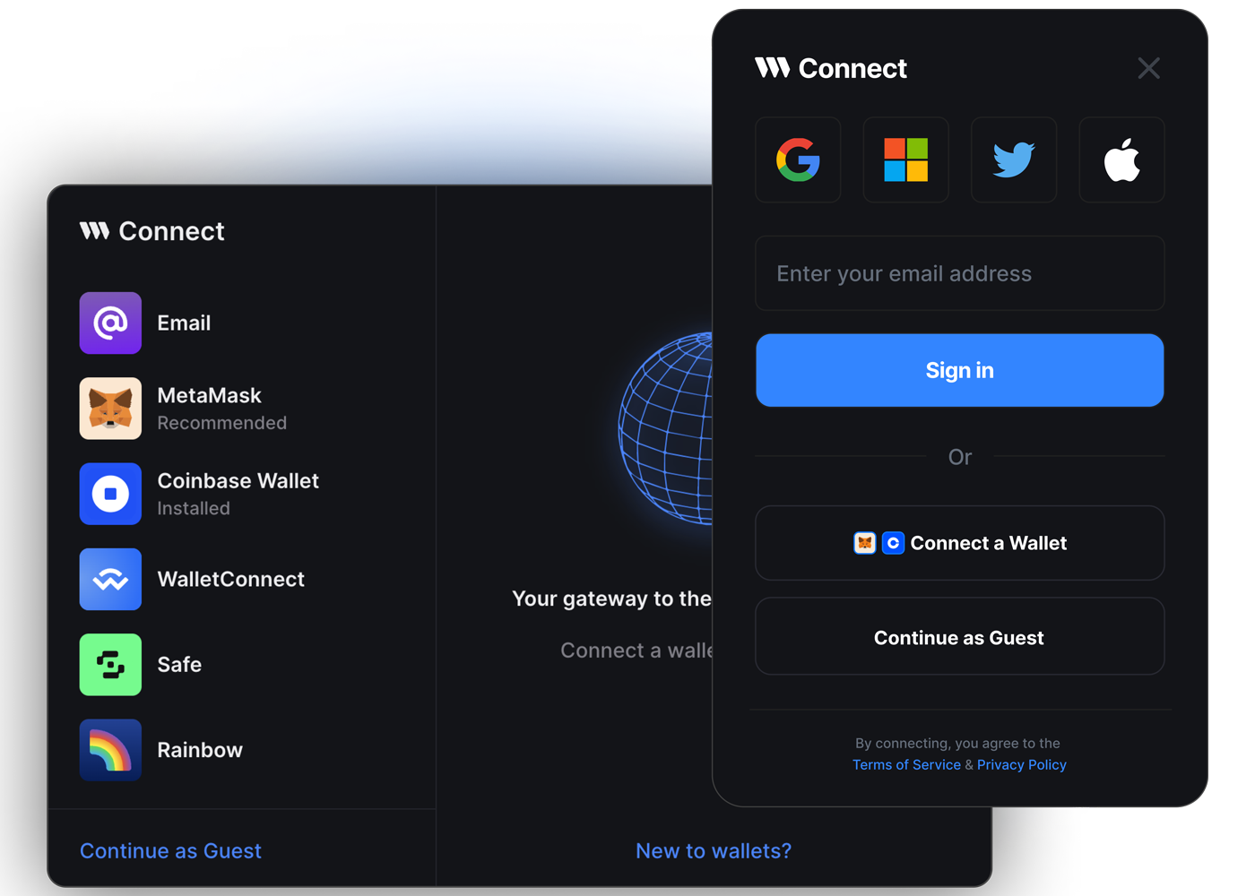 All New Connect Wallet Component For React