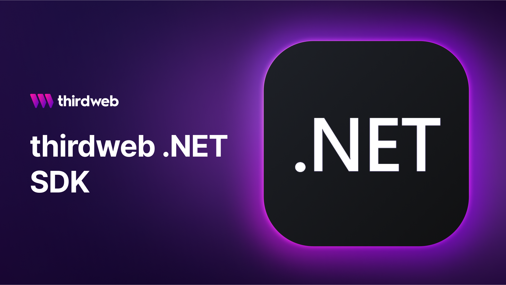 .NET SDK 1.0.0
