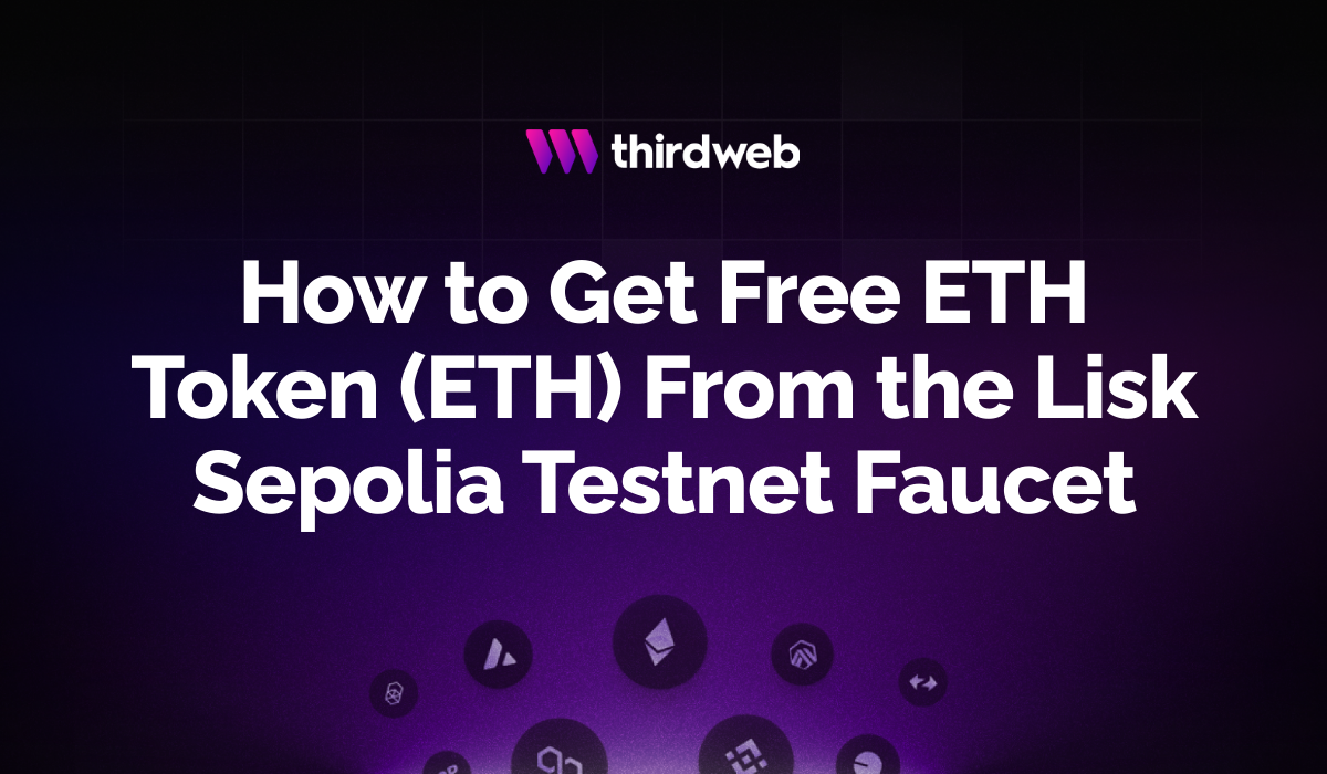 How to Get Free ETH Token (ETH) From the Lisk Sepolia Testnet Faucet