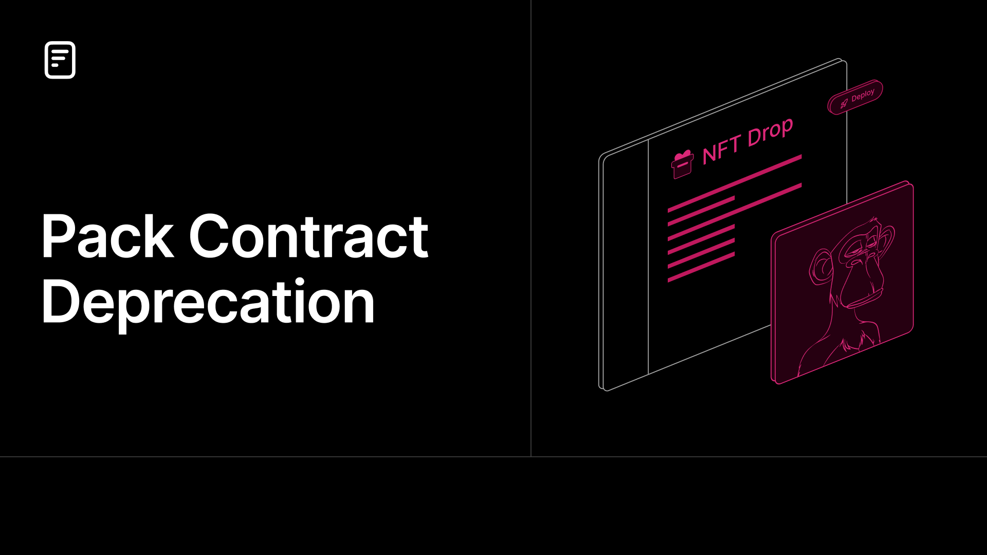 Pack Contract Deprecation