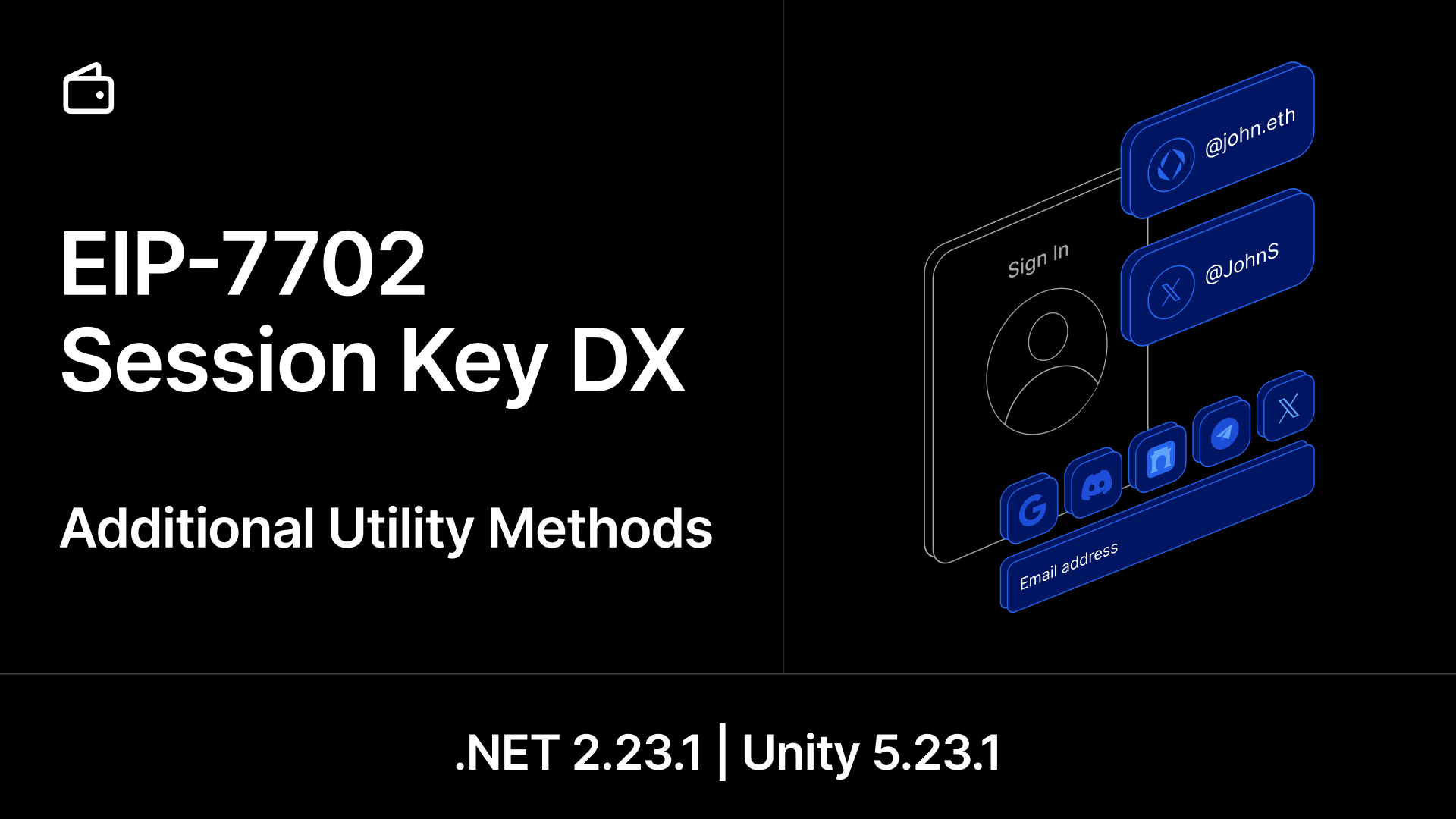 .NET/Unity EIP-7702 Session Key Enhancements