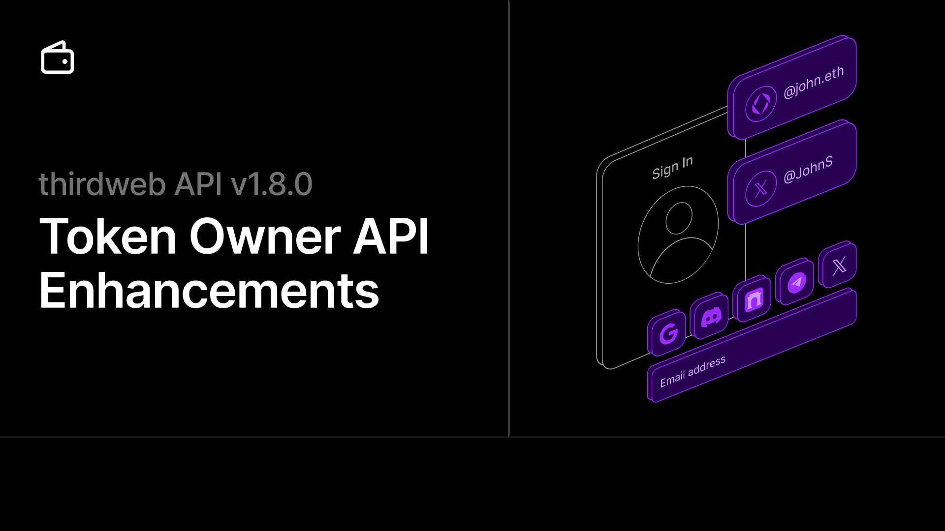 Token Owner API Enhancements