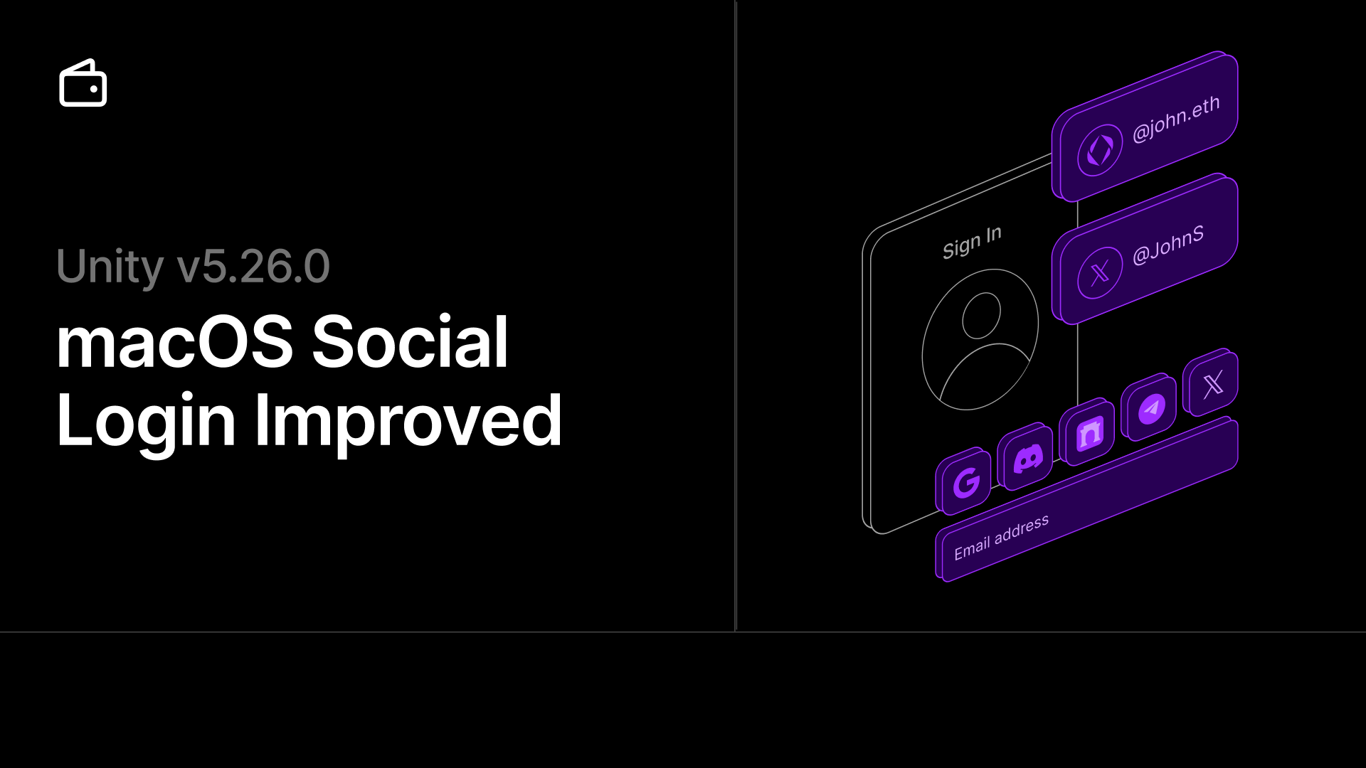 Unity 5.26.0 - Improvements to macOS OAuth Flows