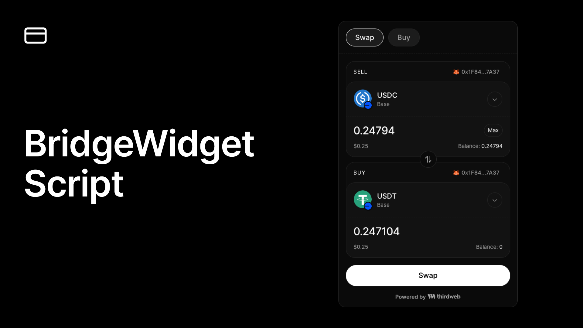 Introducing the BridgeWidget Script