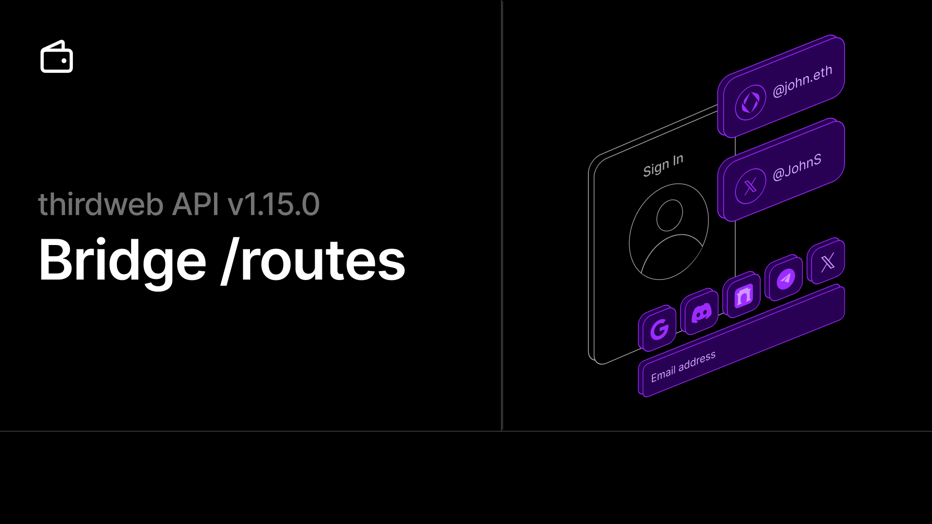 Bridge Routes API