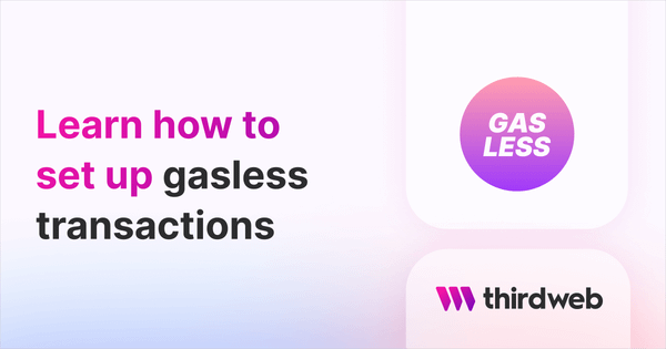 Set Up Gasless Transactions with OpenZeppelin Defender - thirdweb Guides