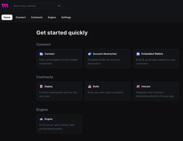 Simplified dashboard experience