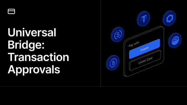 Universal Bridge: Transaction Approvals