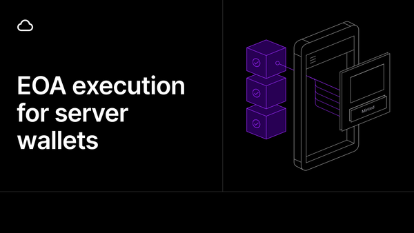 EOA execution for server wallets now available