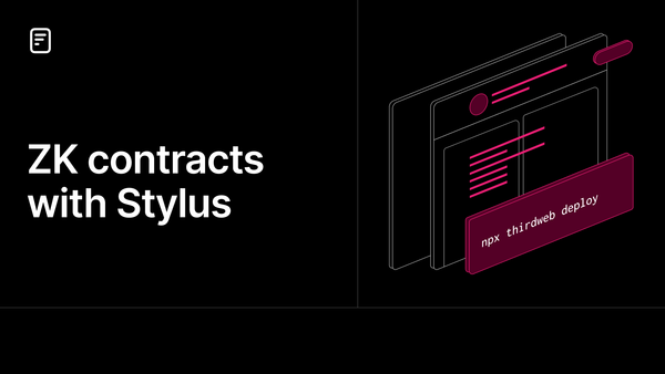 New Stylus template: ZK based token contracts
