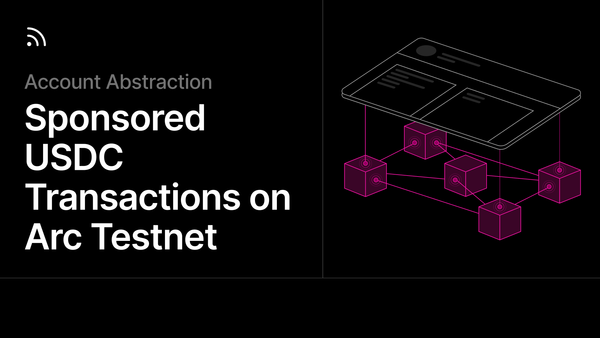 Sponsored USDC Transactions on Arc Testnet