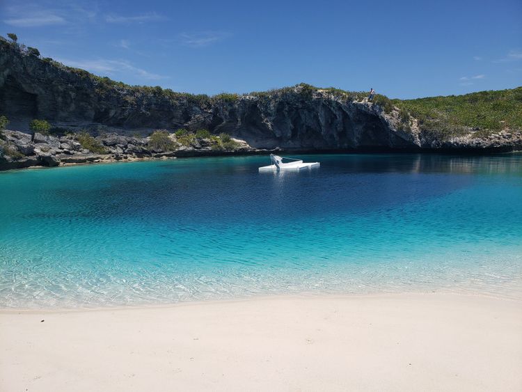 Long Island tour and Dean's Blue Hole