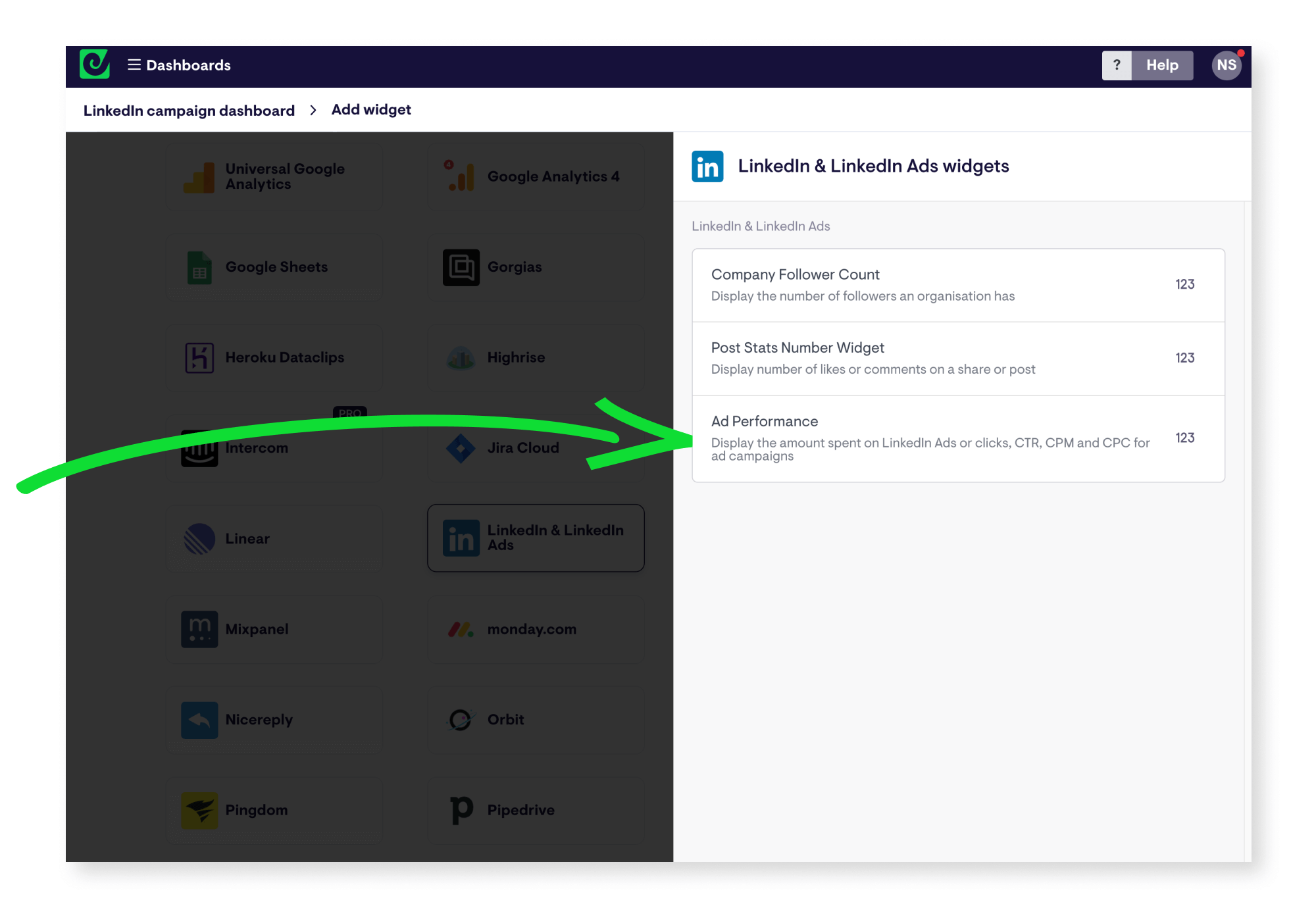 LinkedIn Ads Dashboard Builder