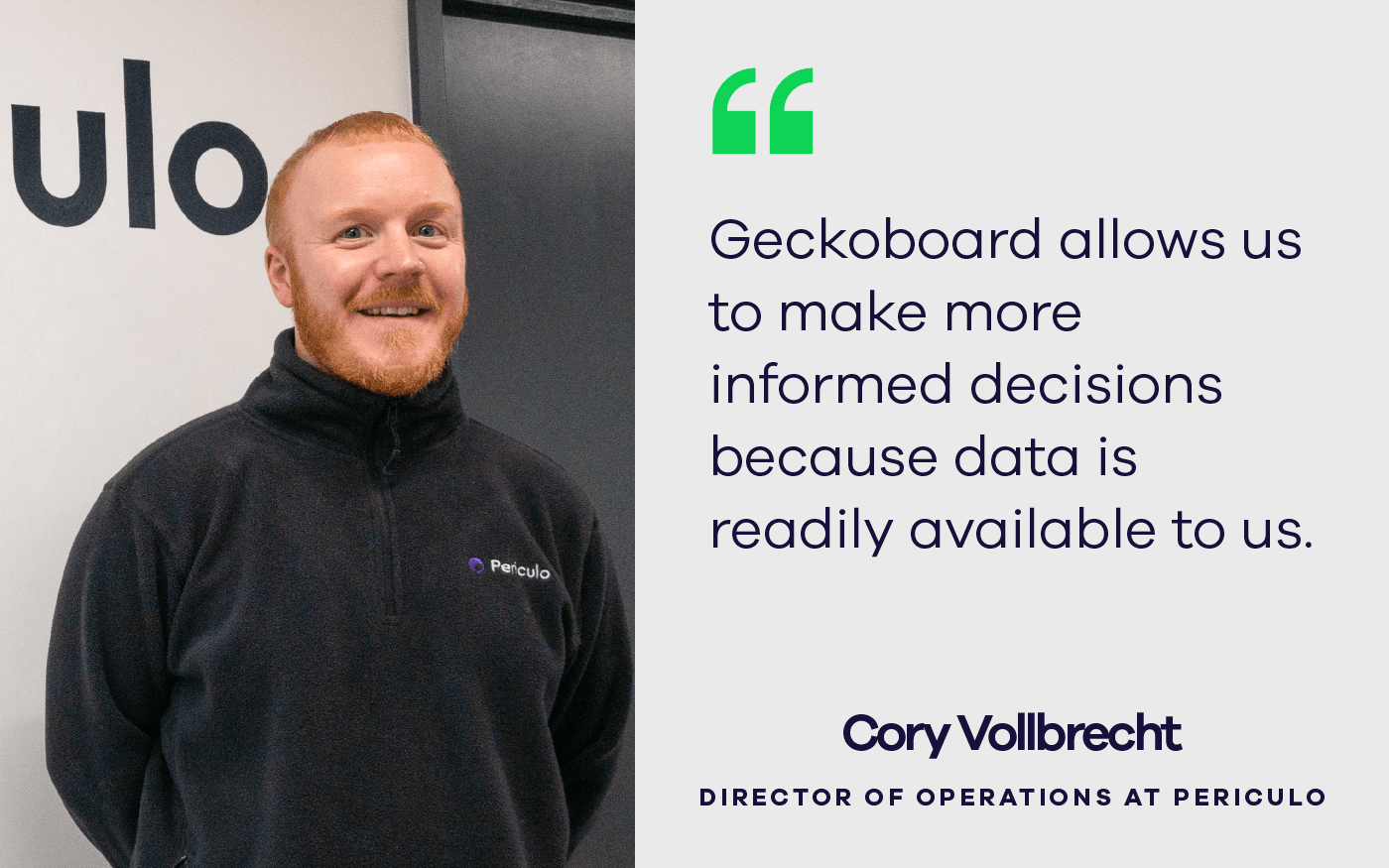 Geckoboard shines a light on hidden data at Periculo