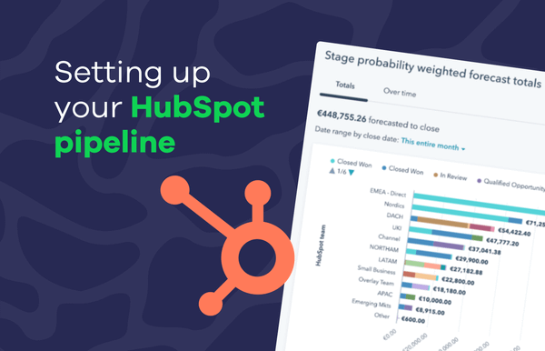 Setting up your HubSpot pipeline for better reporting