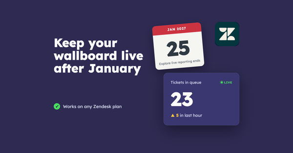 Zendesk Explore live dashboards are retiring: what to do before 25 January 2027