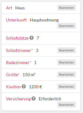 Kaution HomeExchange