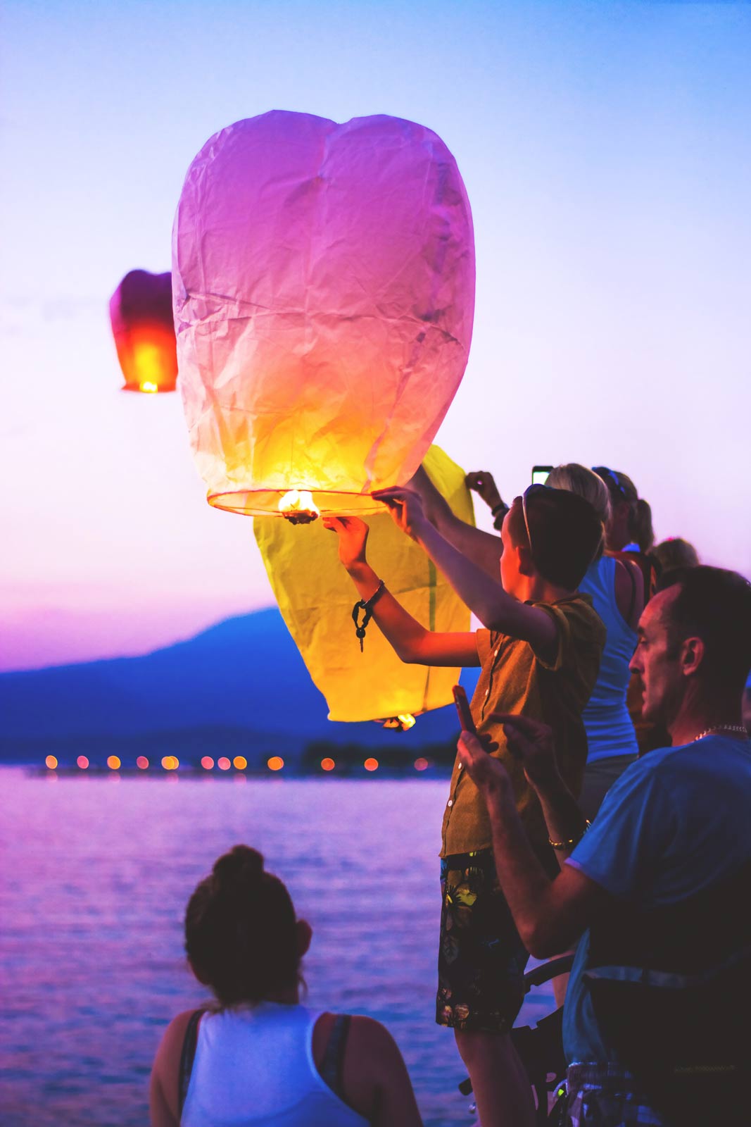 Ballons am Gardasee