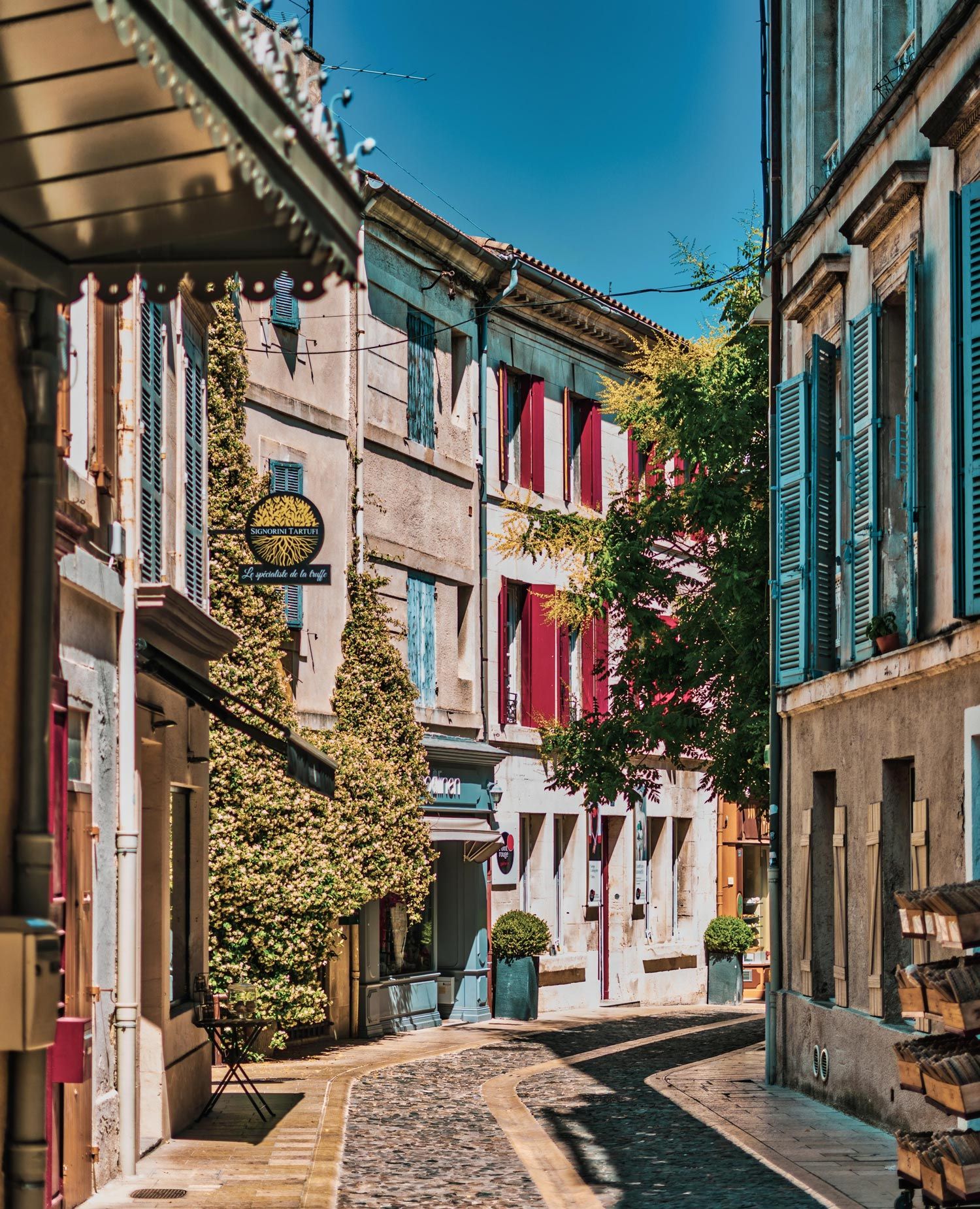 Straße in Saint-Rémy-de-Provence