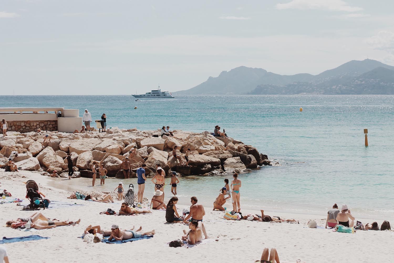 Strand an der Côte d'Azur
