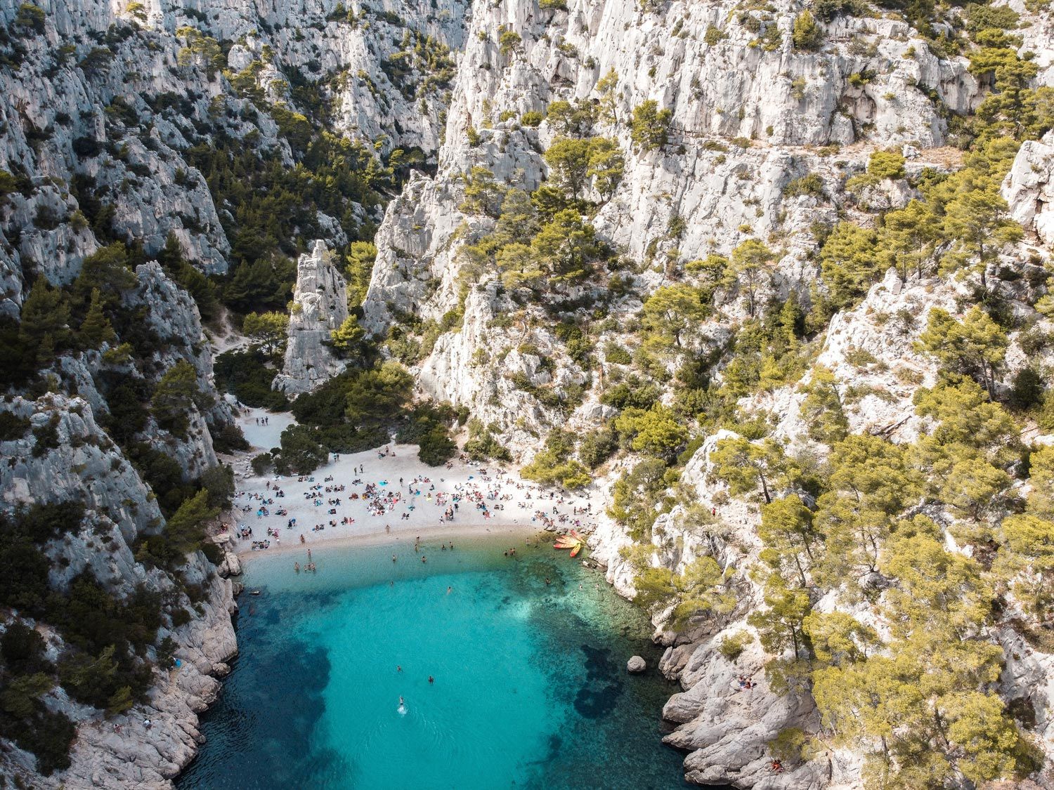 Strand und Bucht bei Cassis