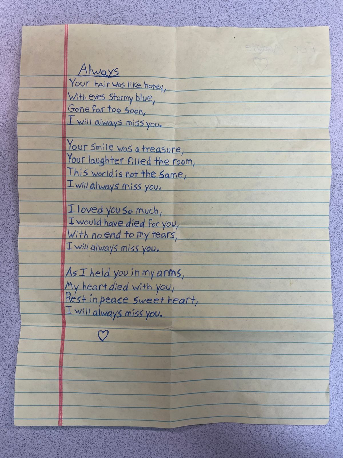 Stephan Sterns Love Poem to Maddie