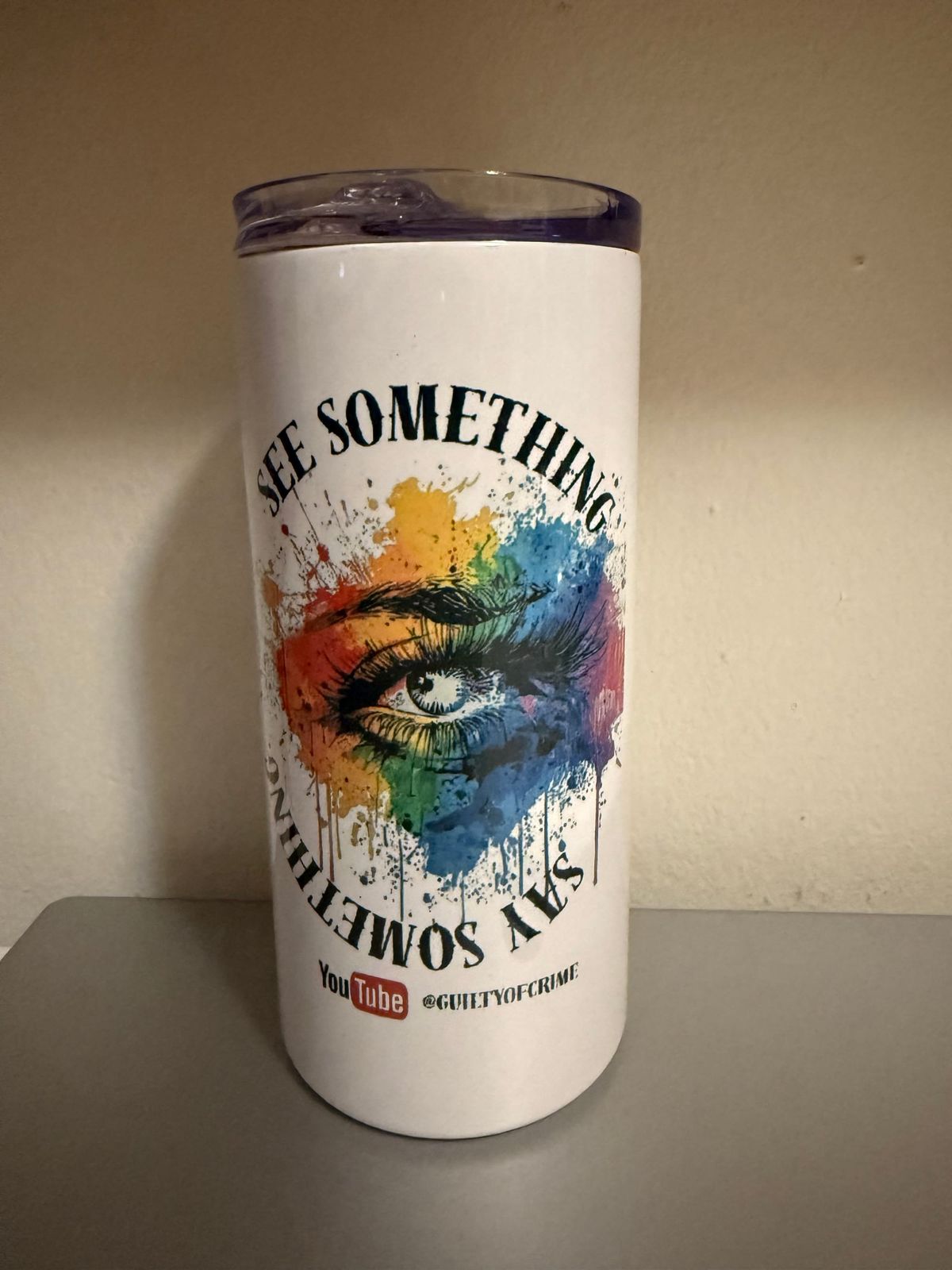 Want to win a Guilty of Crime Tumbler?