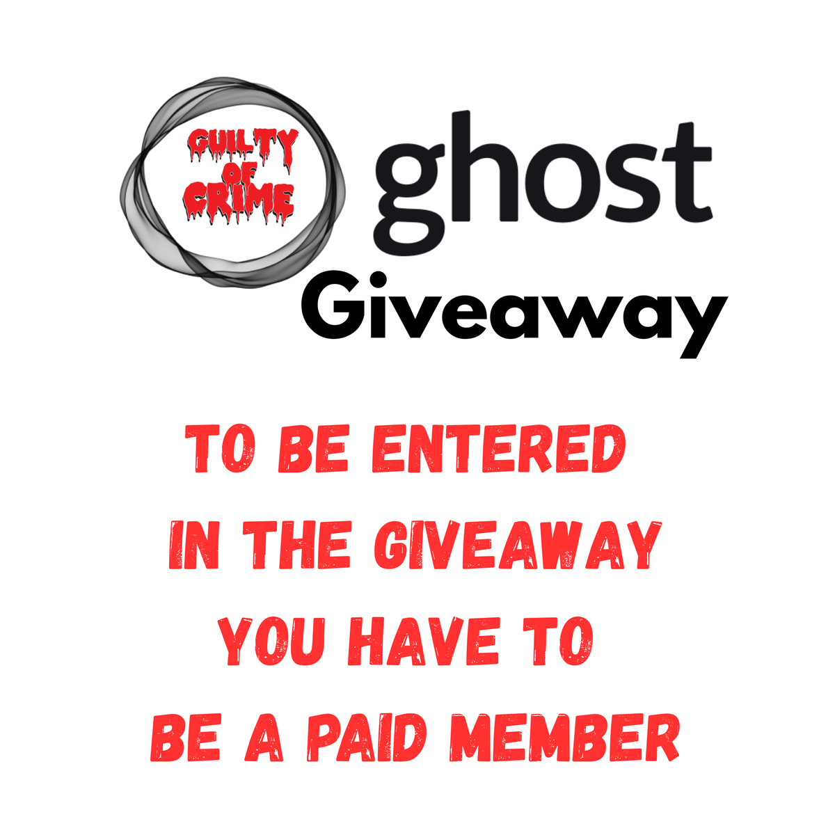 Ghost Giveaway