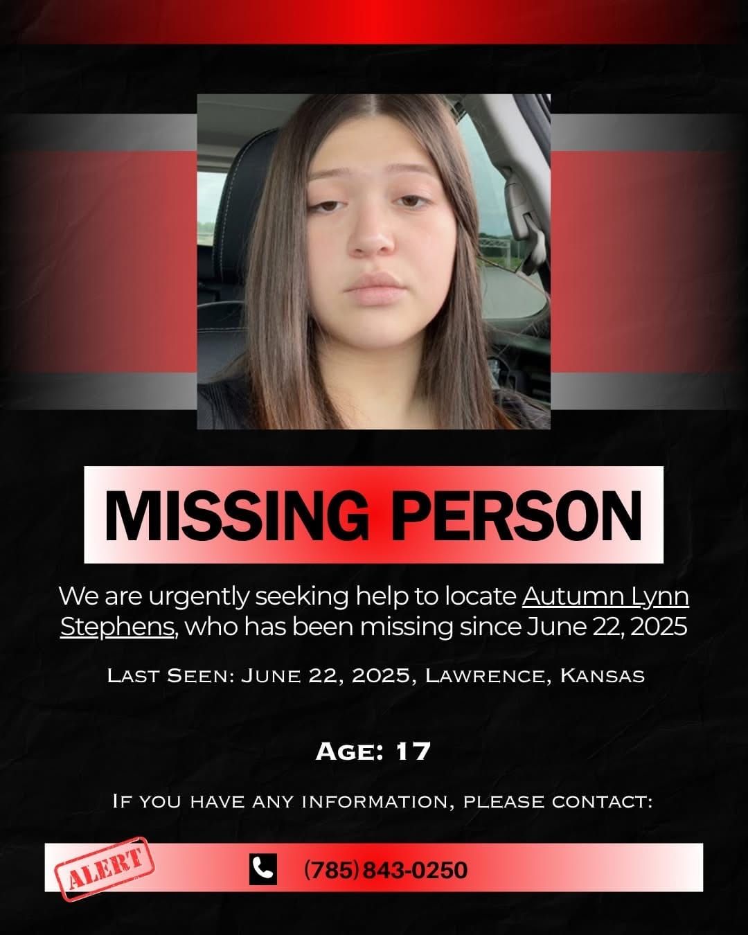🚨 MISSING: AUTUMN LYNN STEPHENS 🚨