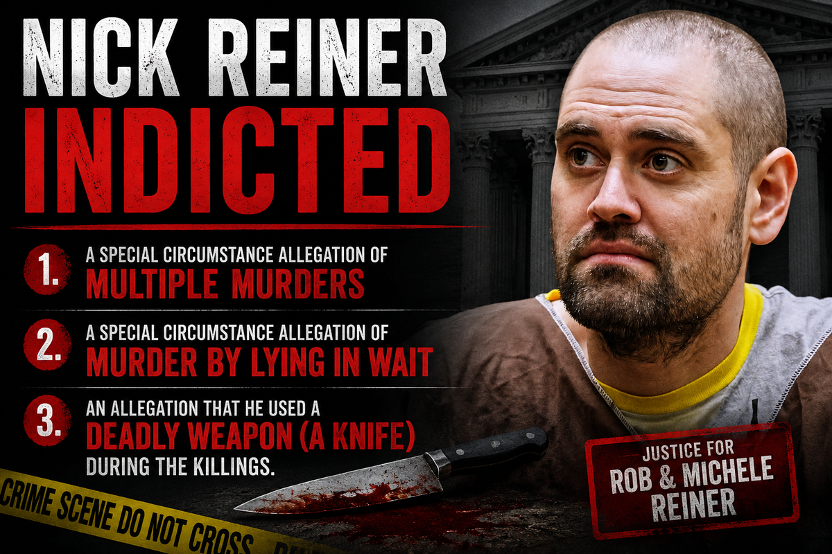The Grand Jury Indictment Nick Reiner & Added "Lying in Wait"