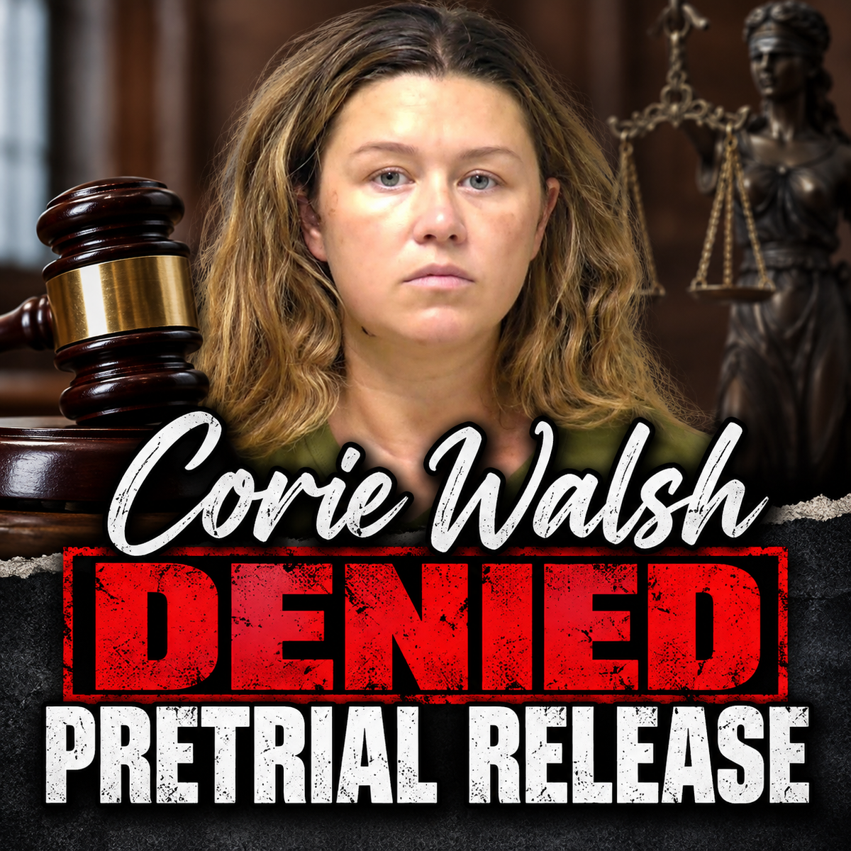 CORIE WALSH DENIED PRETRIAL RELEASE