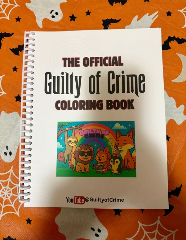 The Guilty of Crime Coloring Book is officially here!!!!