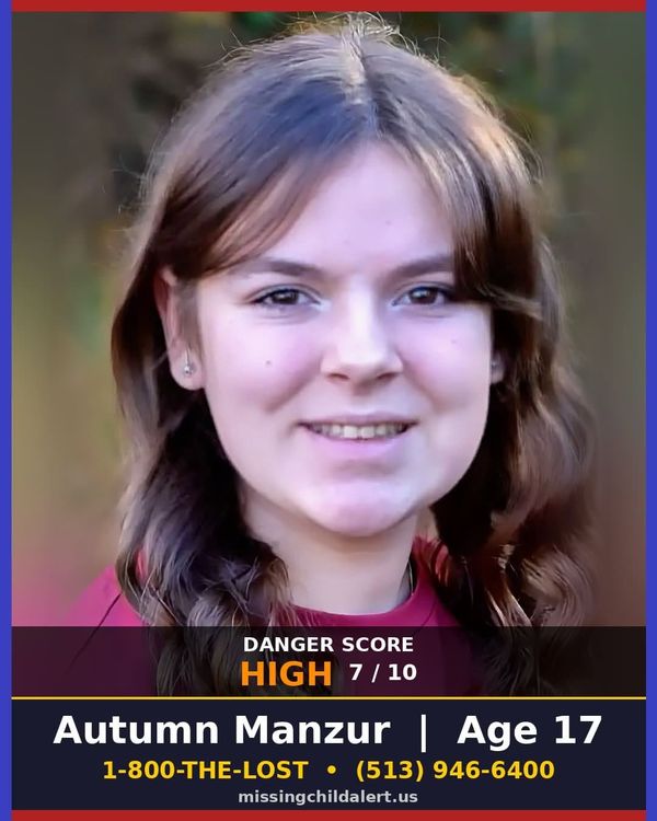 HELP LOCATE AUTUMN MANZUR- MISSING IN CINCINNATI OHIO