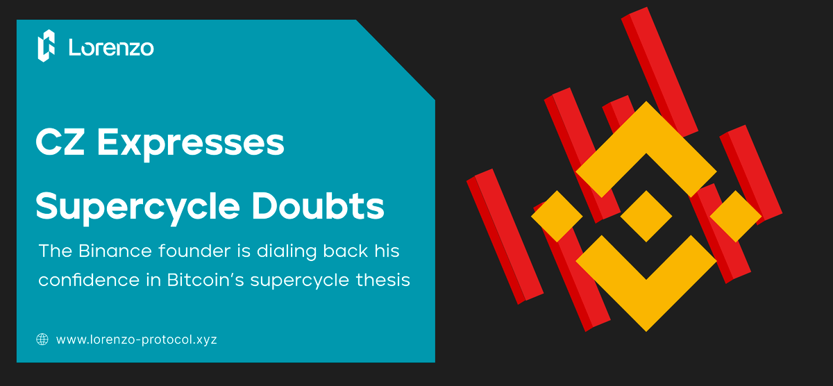 CZ Expresses Supercycle Doubts Amid Binance FUD