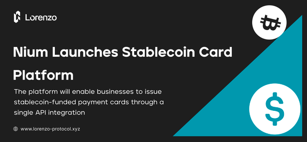 Nium Launches Stablecoin Card Issuance Platform