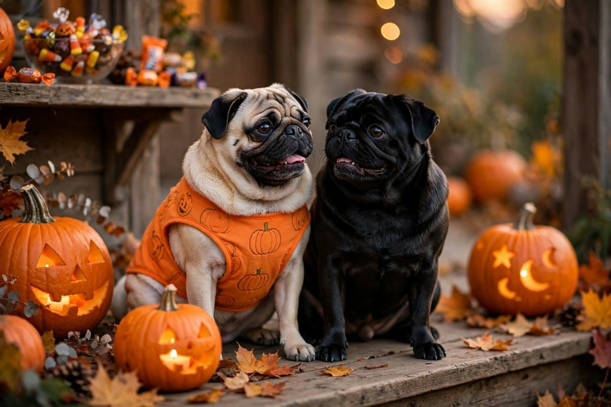 Halloween Safety for Pugs: How to Keep Your Pug Safe From Candy, Costumes, and Doorbell Stress