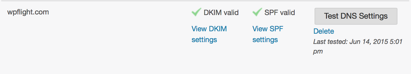 Setting up DKIM & SPF