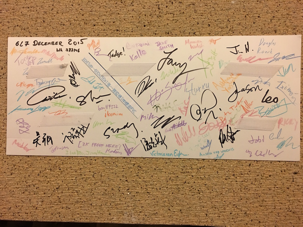 Back of The Genesis Block