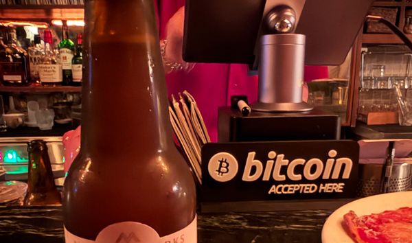 Bitcoin at Frank's Records in Hong Kong