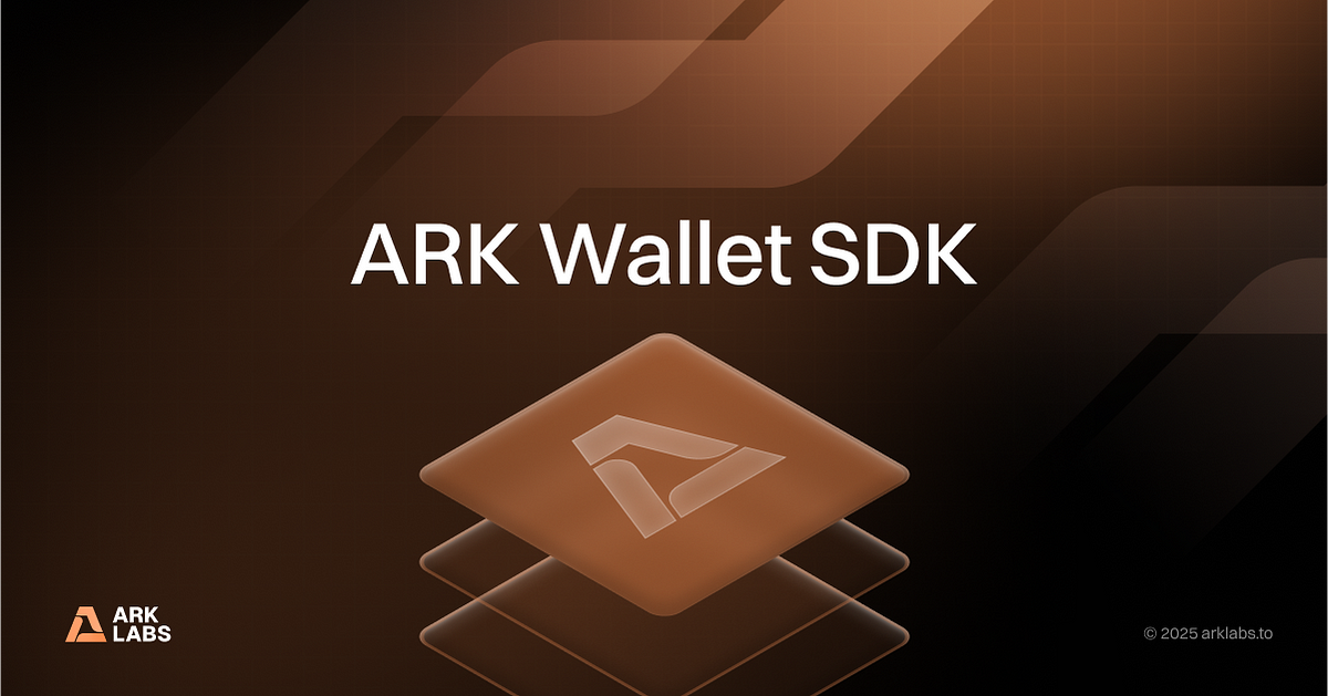 Introducing the Ark Wallet SDK