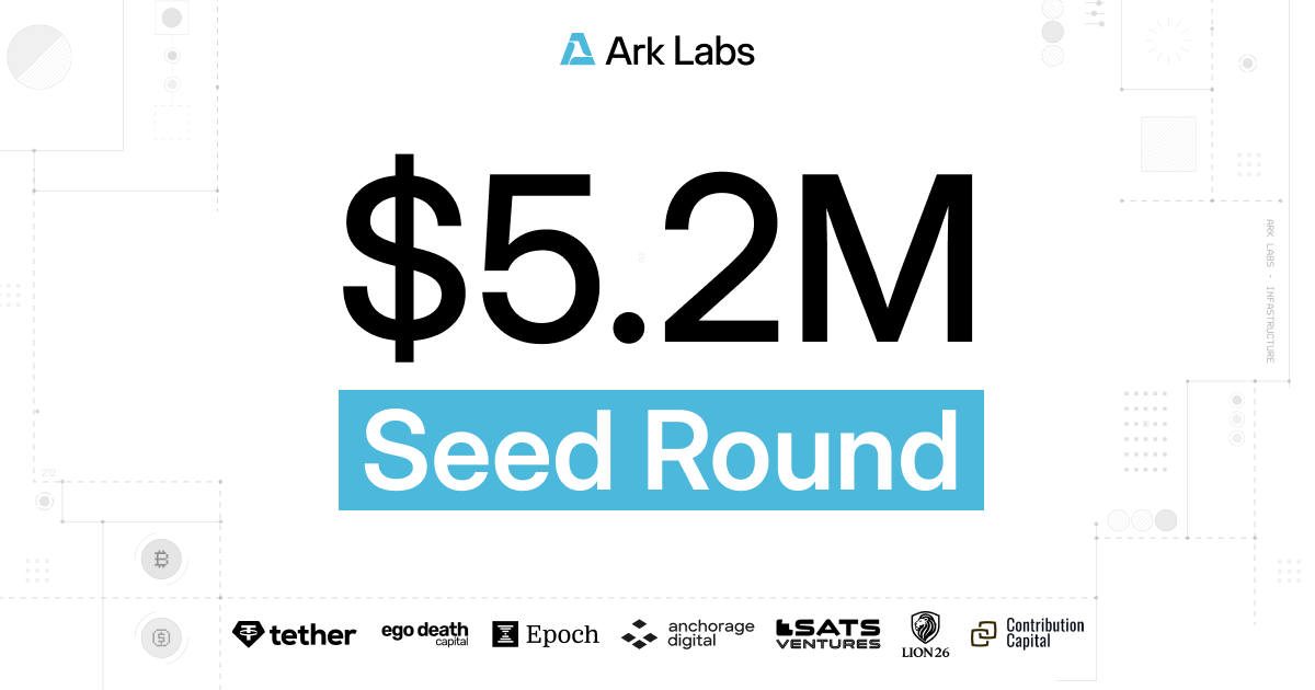 Ark Labs Raises $5.2M Backed by Tether to Build Programmable Finance on Bitcoin