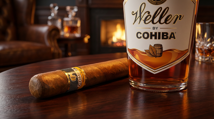Bourbon Hype Meets Luxury Leaf: The Weller by Cohiba Drop