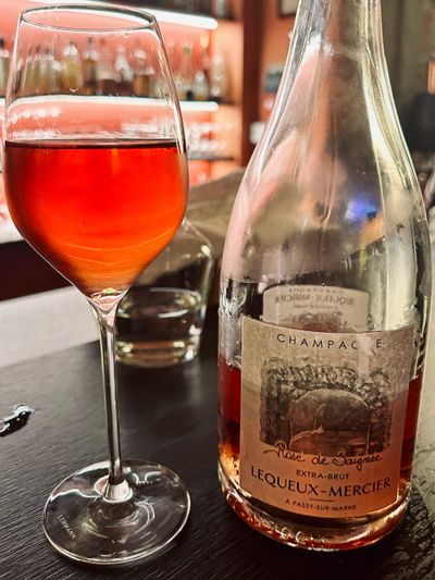 The drama of a rosé saignée Champagne
