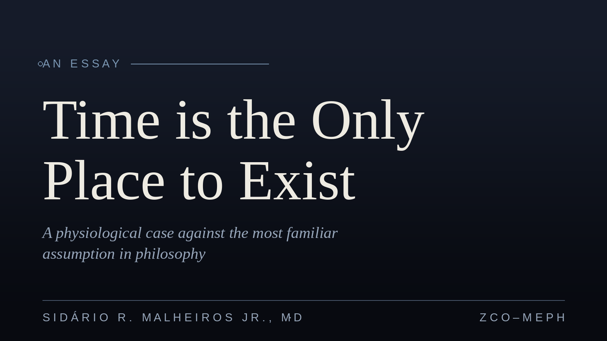 Time is the Only Place to Exist