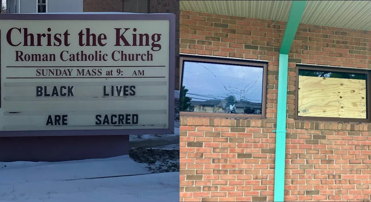 Christ the King Church in Flint vandalized, incident under investigation
