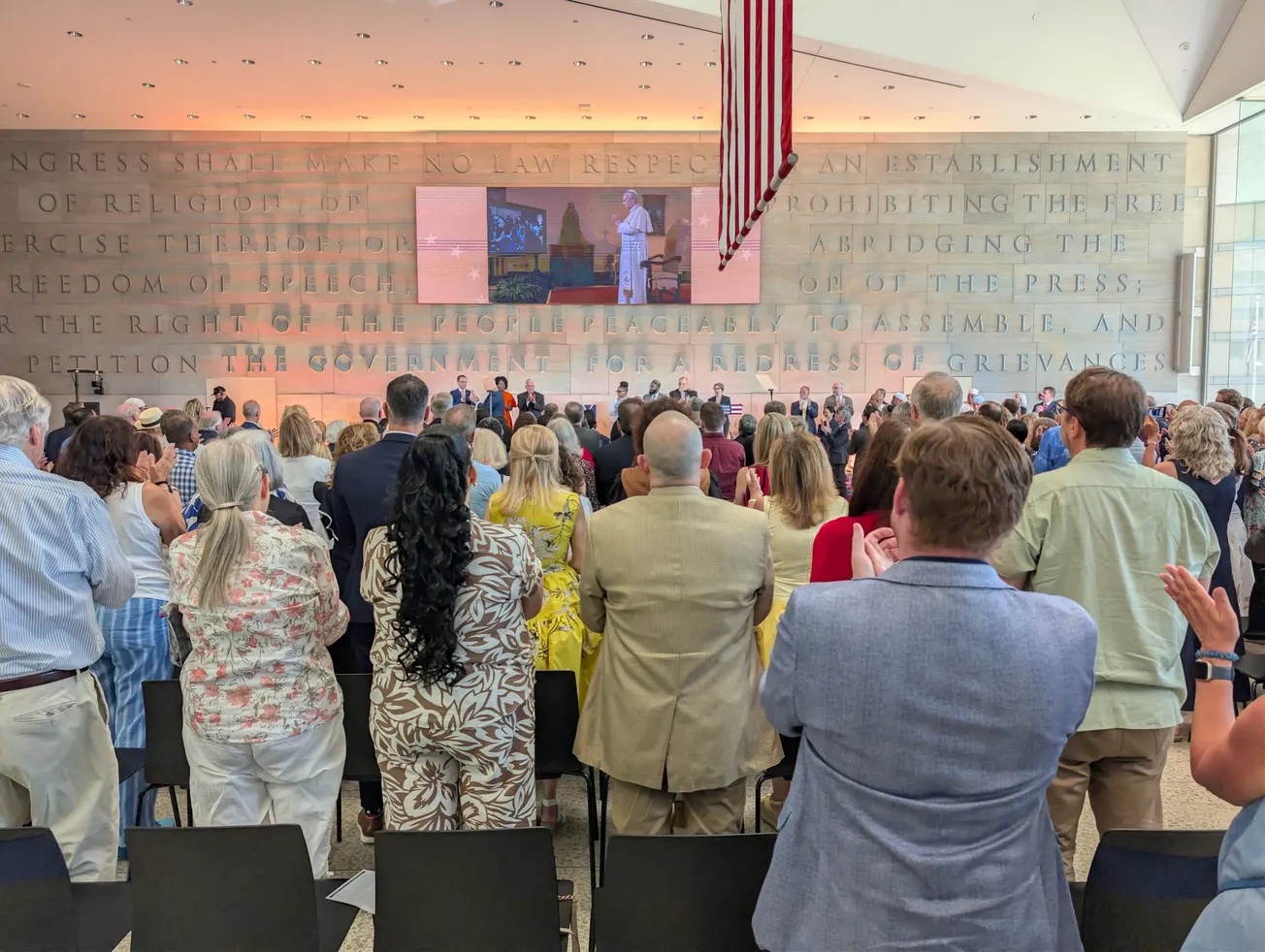 Pope Leo XIV receives Liberty Medal, urges Americans to live founding values amid 250th anniversary