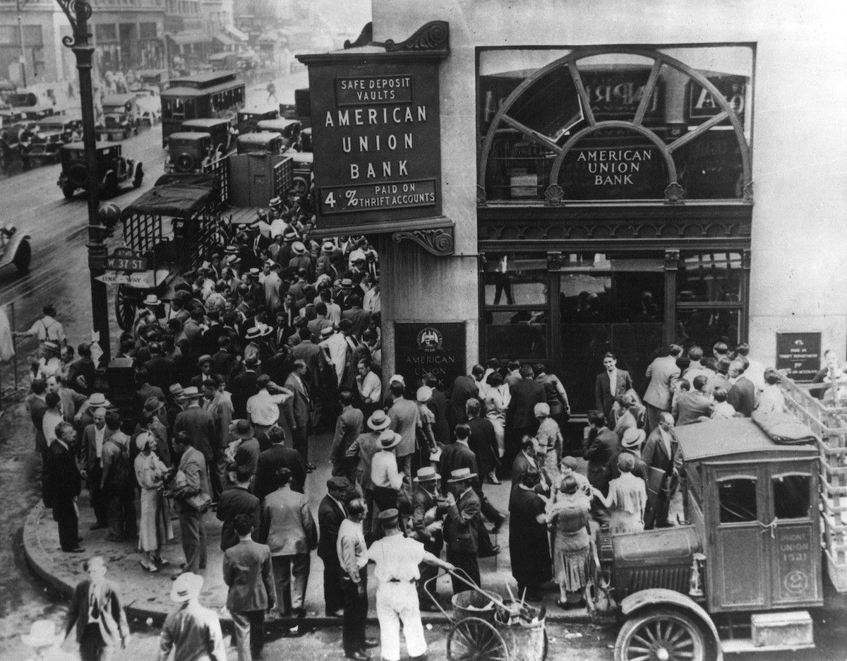 Run on the American Union Bank (1931)