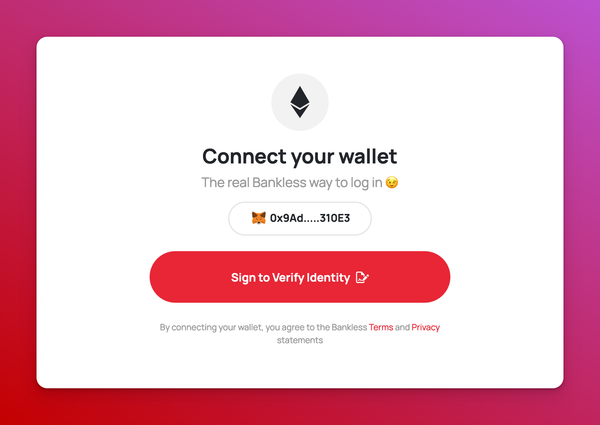 Sign in with Ethereum/Wallet