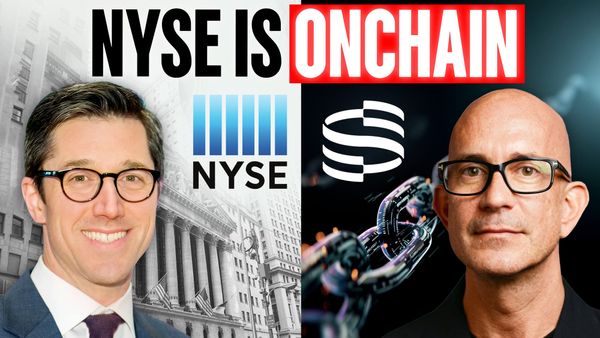 The Largest Securities Exchange in the World is Coming Onchain | Michael Blaugrund of NYSE and Carlos Domingo of Securitize