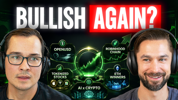 ROLLUP: Crypto Bullish Again? | OpenUSD vs USDC | Robinhood Chain | Trump’s $1.4B Haul